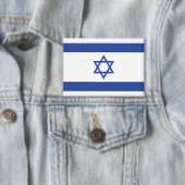 Israëlische vlag, ster van David Judaism Jewish Button (Insitu)