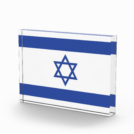 Israëlische vlag, ster van David Judaism Jewish Fotoblokken (Rechts)