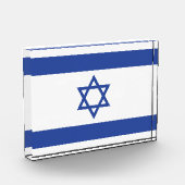 Israëlische vlag, ster van David Judaism Jewish Fotoblokken (Links)