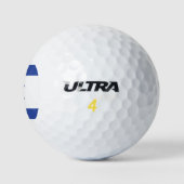 Israëlische vlag, ster van David Judaism Jewish Golfballen (Logo)