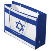 Israëlische vlag, ster van David Judaism Jewish Groot Cadeauzakje (Voorkant Gekanteld)