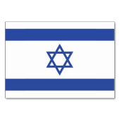 Israëlische vlag, ster van David Judaism Jewish Kaart (Achterkant)