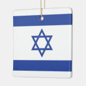 Israëlische vlag, ster van David Judaism Jewish Keramisch Ornament (Links)