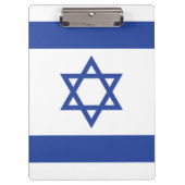 Israëlische vlag, ster van David Judaism Jewish Klembord (Voorkant)