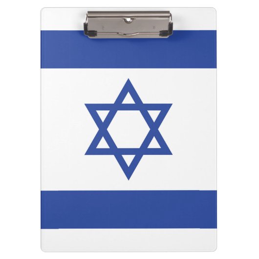 Israëlische vlag, ster van David Judaism Jewish Klembord (Voorkant)