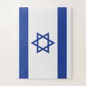 Israëlische vlag, ster van David Judaism Jewish Legpuzzel (Verticaal)