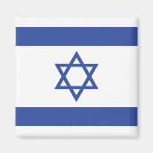 Israëlische vlag, ster van David Judaism Jewish Magneet (Voorkant)