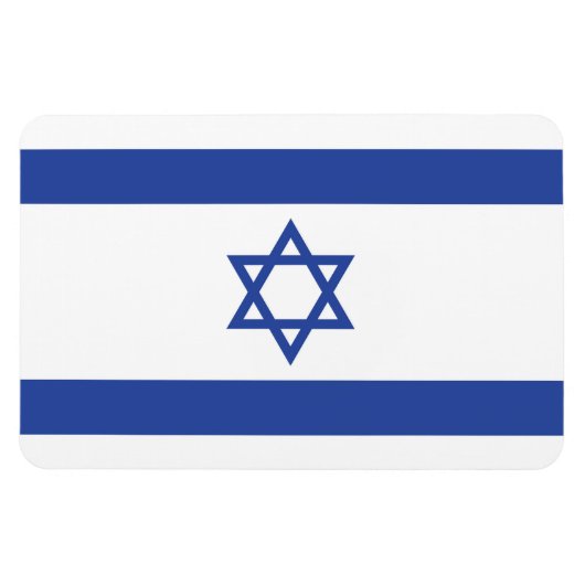Israëlische vlag, ster van David Judaism Jewish Magneet (Horizontaal)