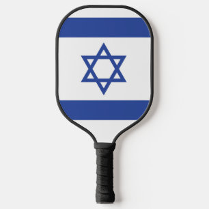 Israëlische vlag, ster van David Judaism Jewish Pickleball Paddle