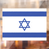 Israëlische vlag, ster van David Judaism Jewish Raamsticker (Vel 2)