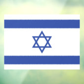 Israëlische vlag, ster van David Judaism Jewish Raamsticker (Vel 3)