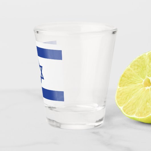 Israëlische vlag, ster van David Judaism Jewish Shot Glas (Rechts)