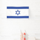 Israëlische vlag, ster van David Judaism Jewish Spandoek (Insitu)