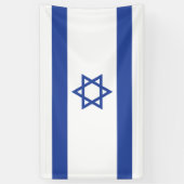Israëlische vlag, ster van David Judaism Jewish Spandoek (Verticaal)