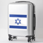 Israëlische vlag, ster van David Judaism Jewish Sticker (Koffer)