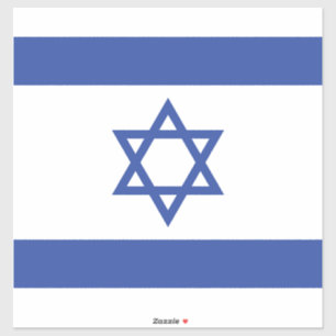 Israëlische vlag, ster van David Judaism Jewish Sticker