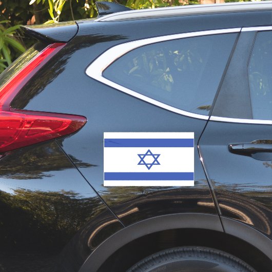 Israëlische vlag, ster van David Judaism Jewish Sticker (Auto Zijkant)