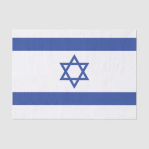 Israëlische vlag, ster van David Judaism Jewish Tissuepapier
