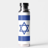 Israëlische vlag, ster van David Judaism Jewish Waterfles (Links)