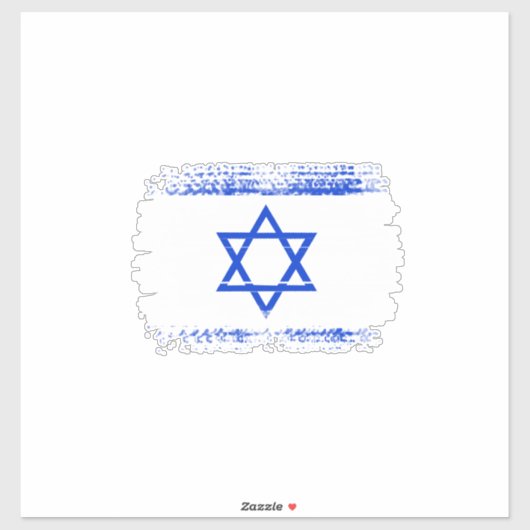 Israëlische vlag sticker (Vel)