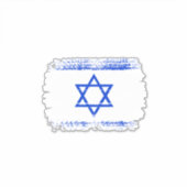 Israëlische vlag sticker (Voorkant)