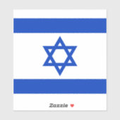 Israëlische vlag sticker (Vel)
