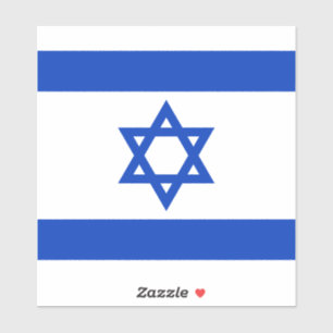 Israëlische vlag sticker