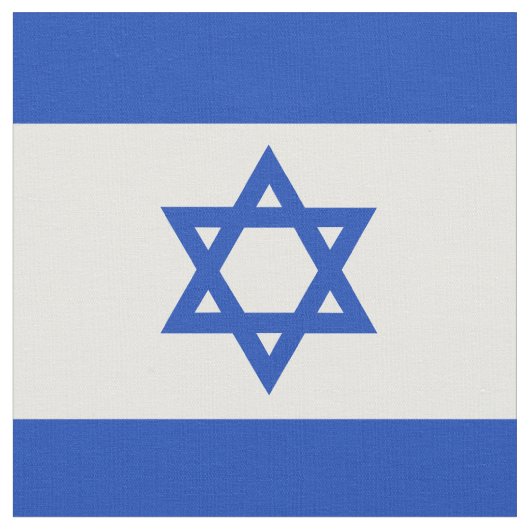 Israëlische vlag stof (Close Up)