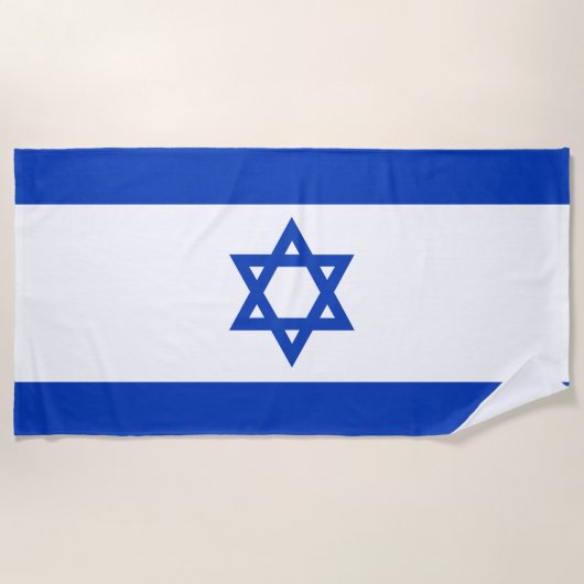 Israëlische vlag strandlaken (Voorkant)