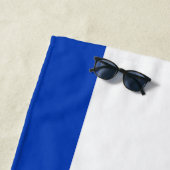 Israëlische vlag strandlaken (In situ)