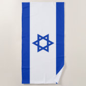 Israëlische vlag strandlaken (Voorkant)