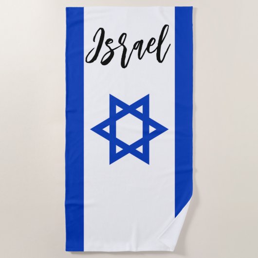 Israëlische vlag strandlaken (Voorkant)
