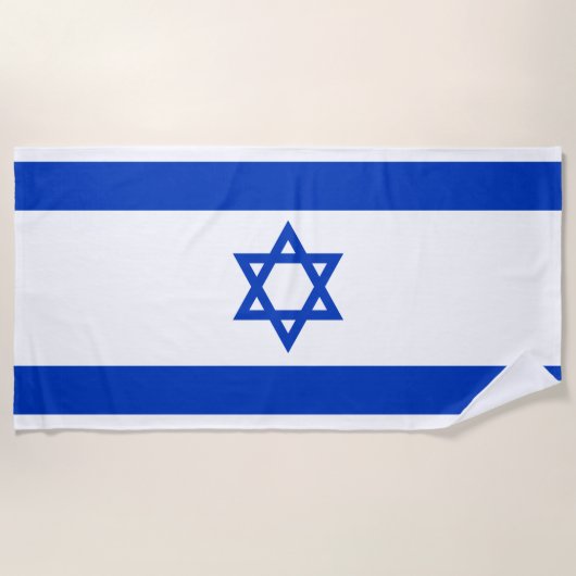 Israëlische vlag strandlaken (Voorkant)