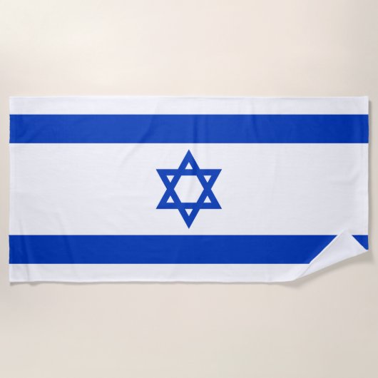 Israëlische vlag strandlaken (Voorkant)