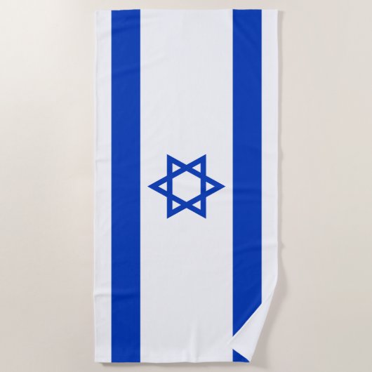 Israëlische vlag strandlaken (Voorkant)