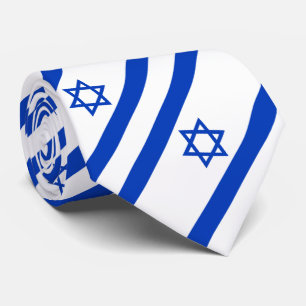 Israëlische vlag stropdas