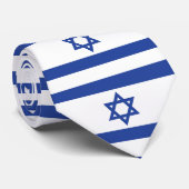 Israëlische vlag stropdas (Opgerold)