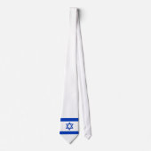 Israëlische vlag stropdas (Voorkant)