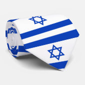 Israëlische vlag stropdas (Opgerold)