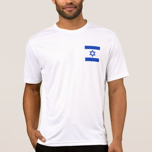 Israëlische vlag t-shirt (Voorkant)