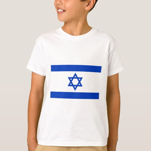 Israëlische vlag t-shirt (Voorkant)