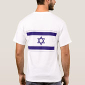 Israëlische vlag t-shirt (Achterkant)