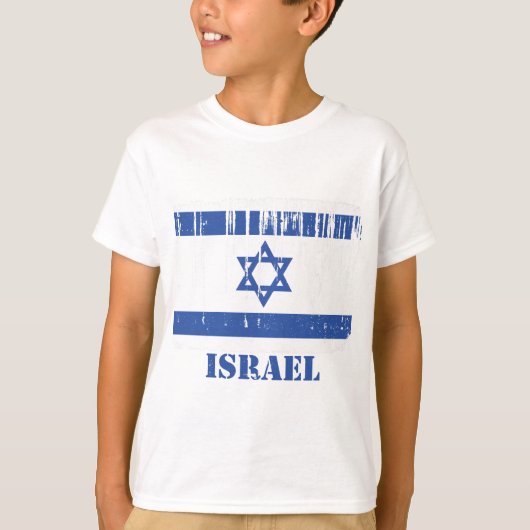 Israëlische vlag t-shirt (Voorkant)