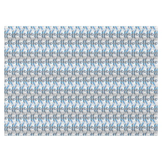 Israëlische vlag tafelkleed (Voorkant (Horizontaal))