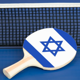 Israëlische vlag tafeltennisbatje