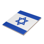 Israëlische vlag tegeltje (Zijkant)