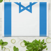 Israëlische vlag theedoek (Gevouwen)