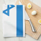 Israëlische vlag theedoek (Quarter Fold)