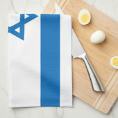 Israëlische vlag theedoek (Quarter Fold)