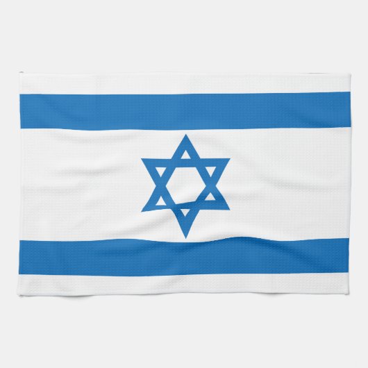 Israëlische vlag theedoek (Horizontaal)